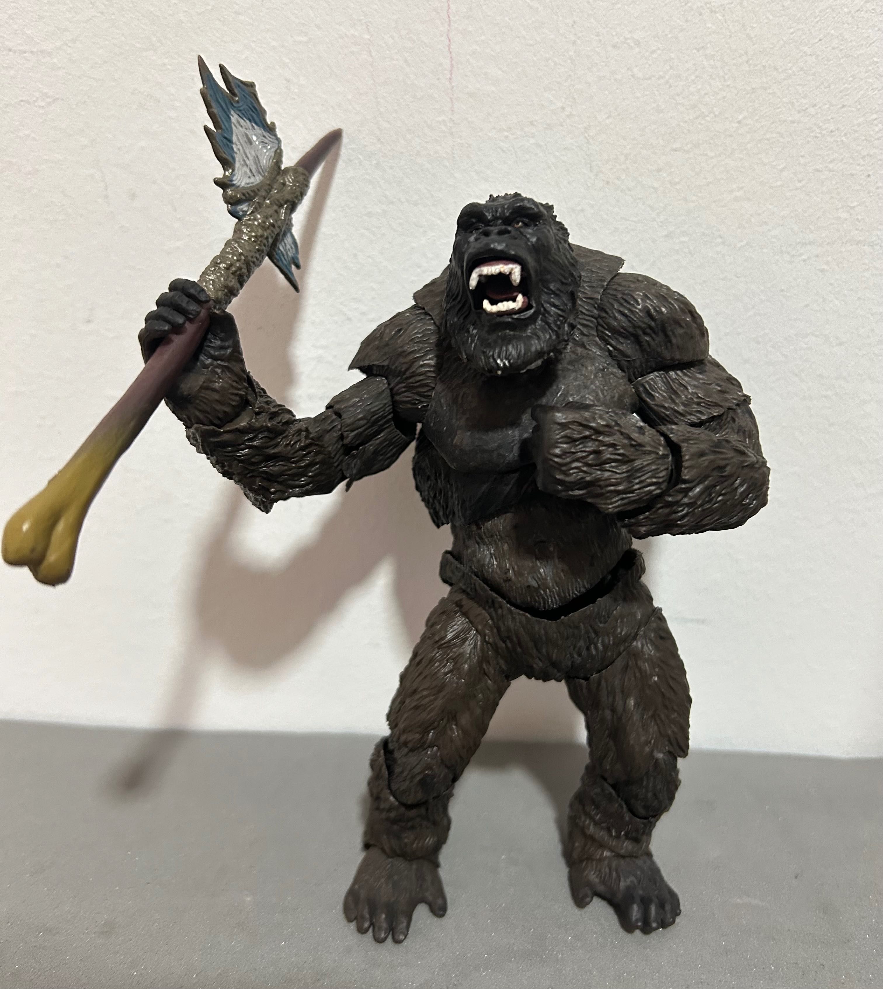 SHMA Figura Godzilla VS Kong Mechagodzilla e Kong 2021 para crianças