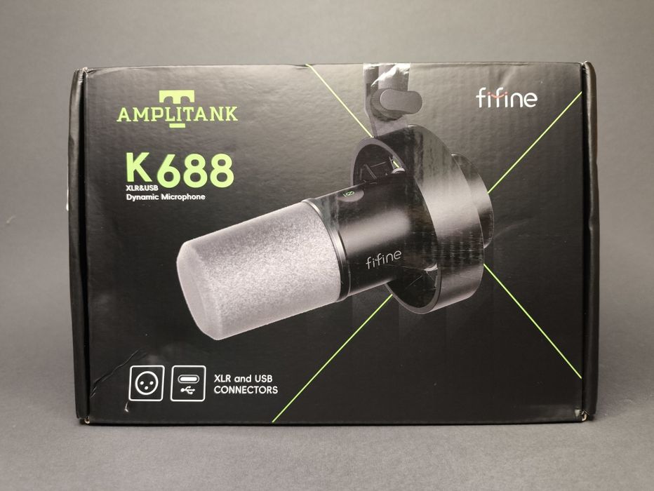 ‼️Fifine K688 - професійний XLR/USB мікрофон для ПК + Гарантія 6 Міс.