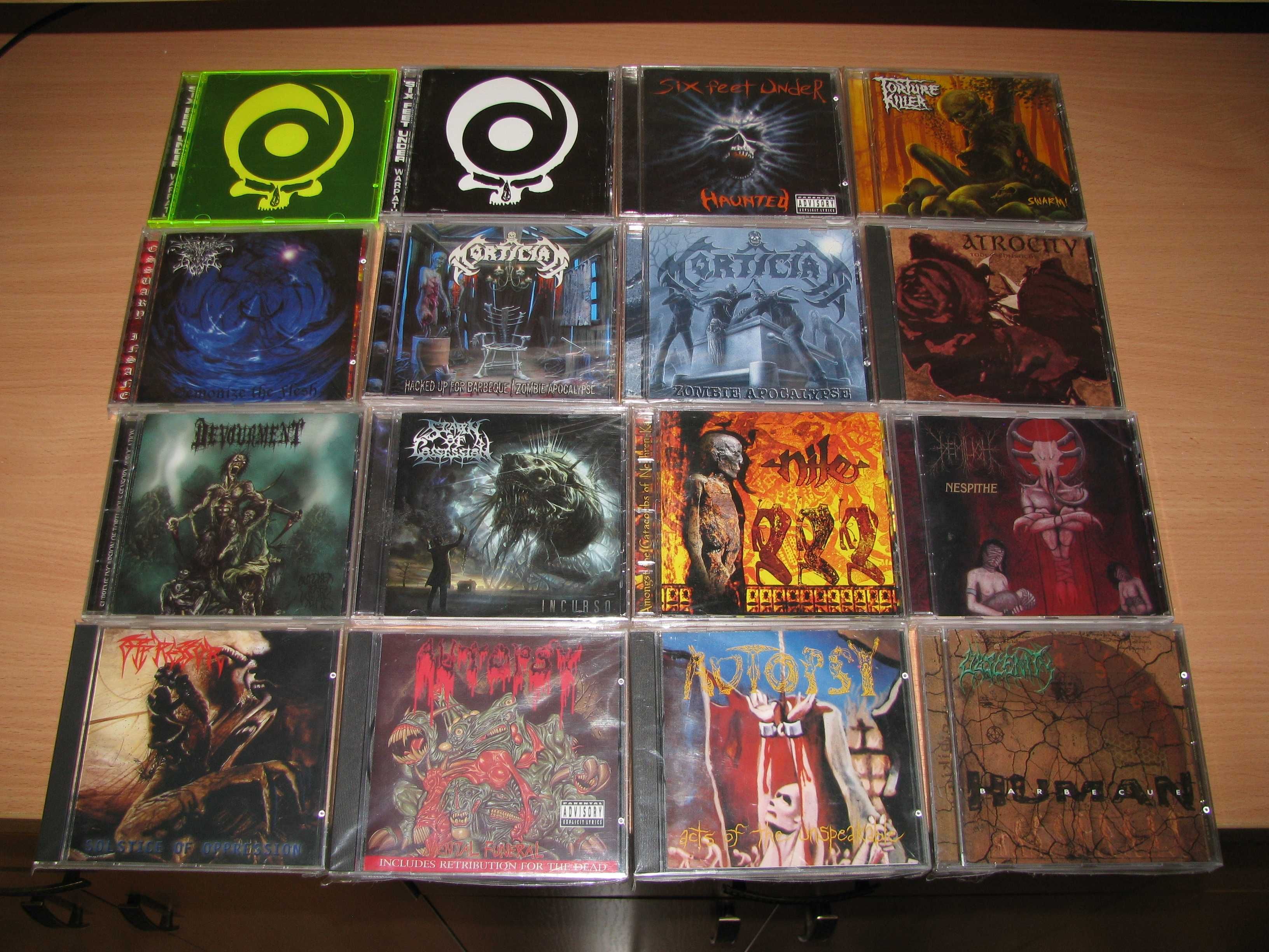 CD Six Feet Under, Vader, Autopsy, Marduk, Dissection, Emperor, Burzum
