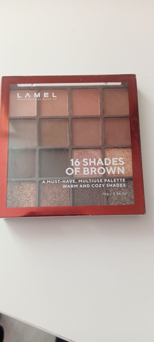 Тіні lamel 16 shades of brown