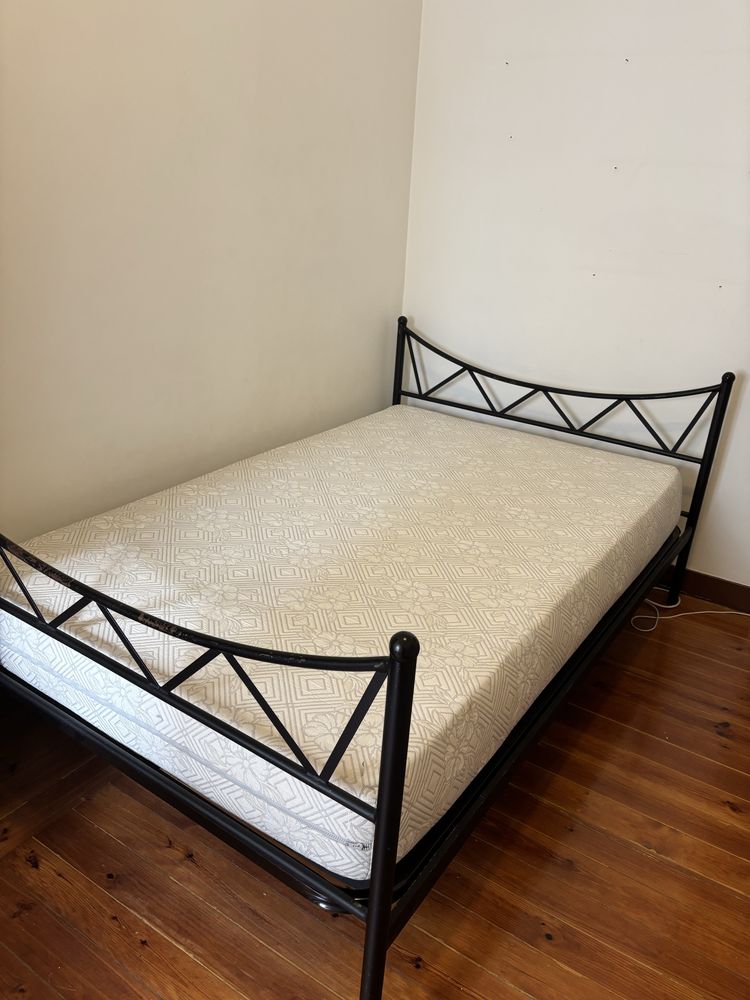Cama Ferro + Colchão Latex