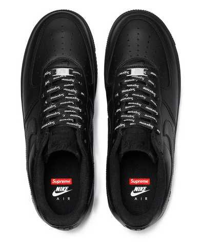 Sapatilhas Nike Air Force 1 x Supreme pretas (tam. 41)