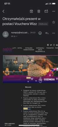 Voucher wizzair 220zl