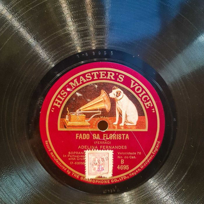 Disco 78 RPM “His Master’s Voice” – Adelina Fernandes