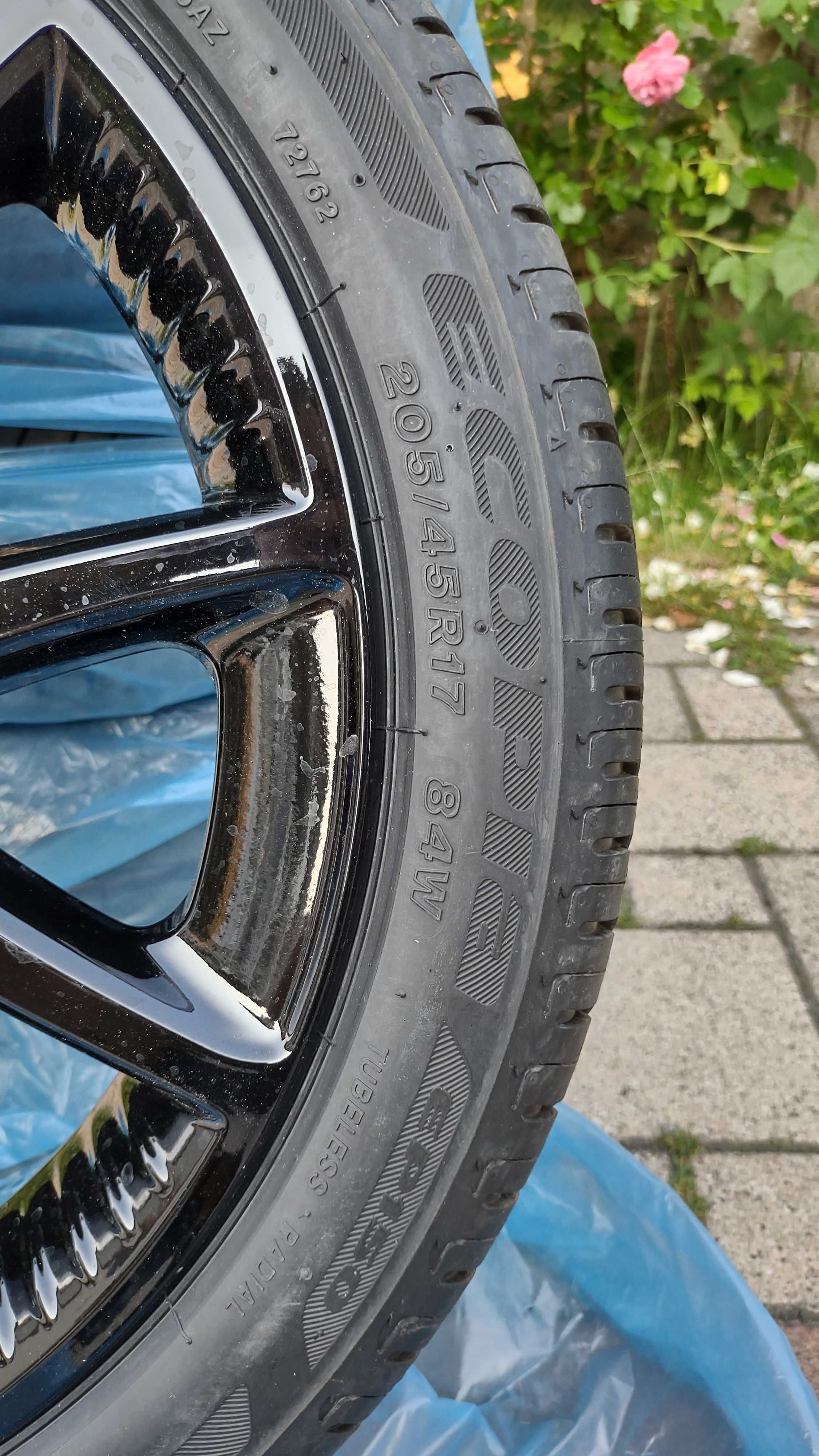 NOWE koła aluminiowe Toyota Yaris 205/45 R17 opony letnie Bridgestone