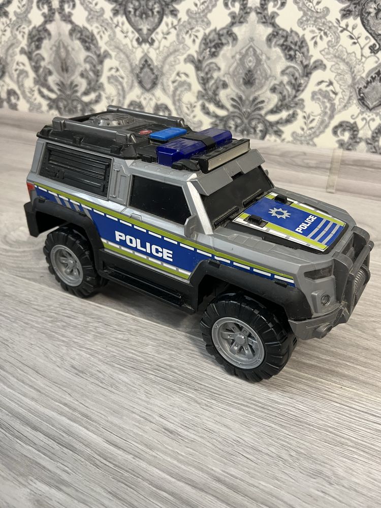 Джип поліцейський зі світлом і музикою dickie toys