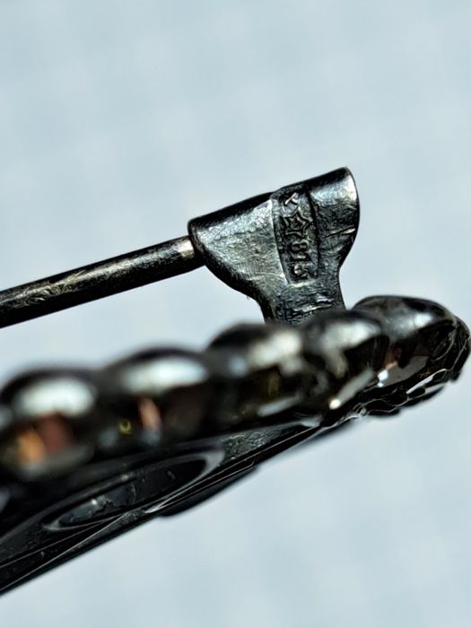 Брошь серебро 875 проба. Винтаж. 9,89 грамм