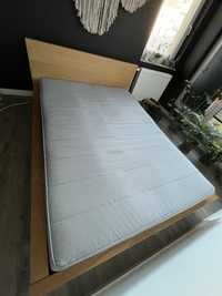 Łóżko Malm Ikea dąb 140x200