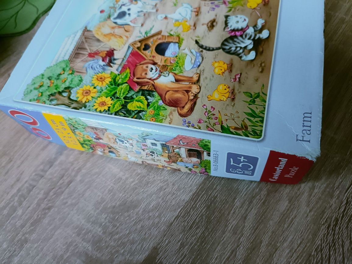 Puzzle 60 elementów wieś