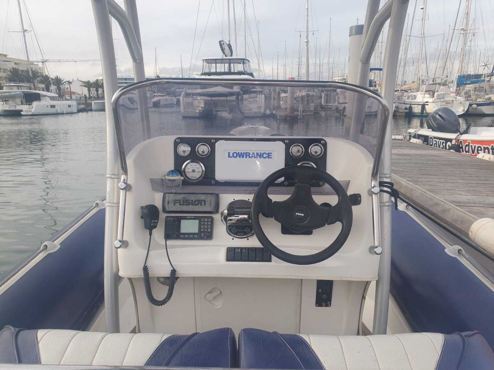 2002 Cobra 7.5m RIB – Honda 200CV 4 Tempos, Excelente Estado