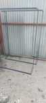industrialny wieszak stalowy dwustronny 60x120x160 cm