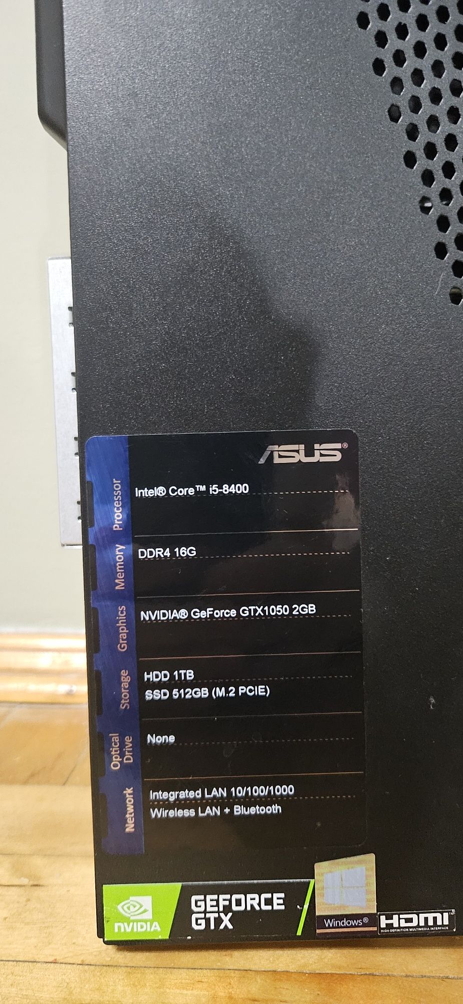 ASUS ROG Strix GL10CS i5-8400 GTX 1050 32GB RAM