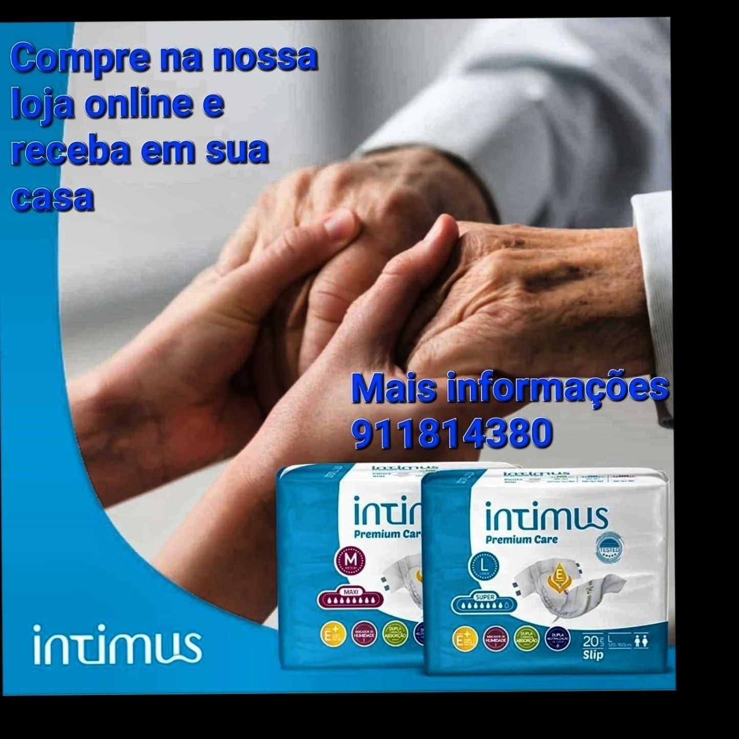Fraldas da marca Intimus
