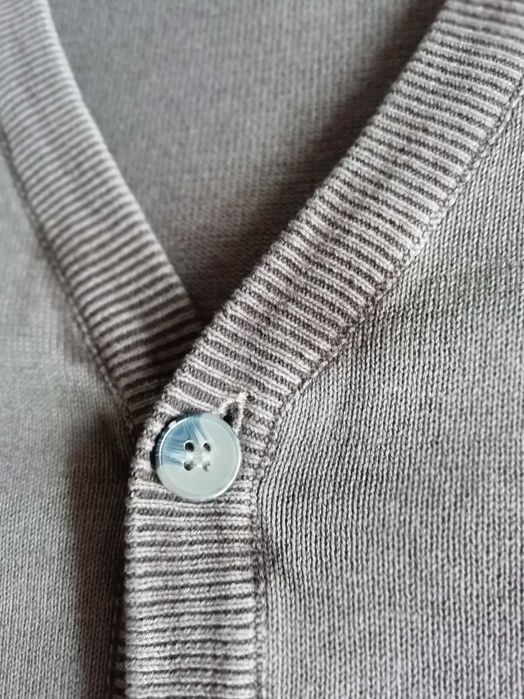 Sweter rozpinany kardigan męski rozmiar XL, 100% bawełna