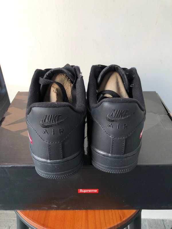 Nowe_Nike_AirForce1Low_SupremeBlack_Obuwie sportowe Rozmiar.43