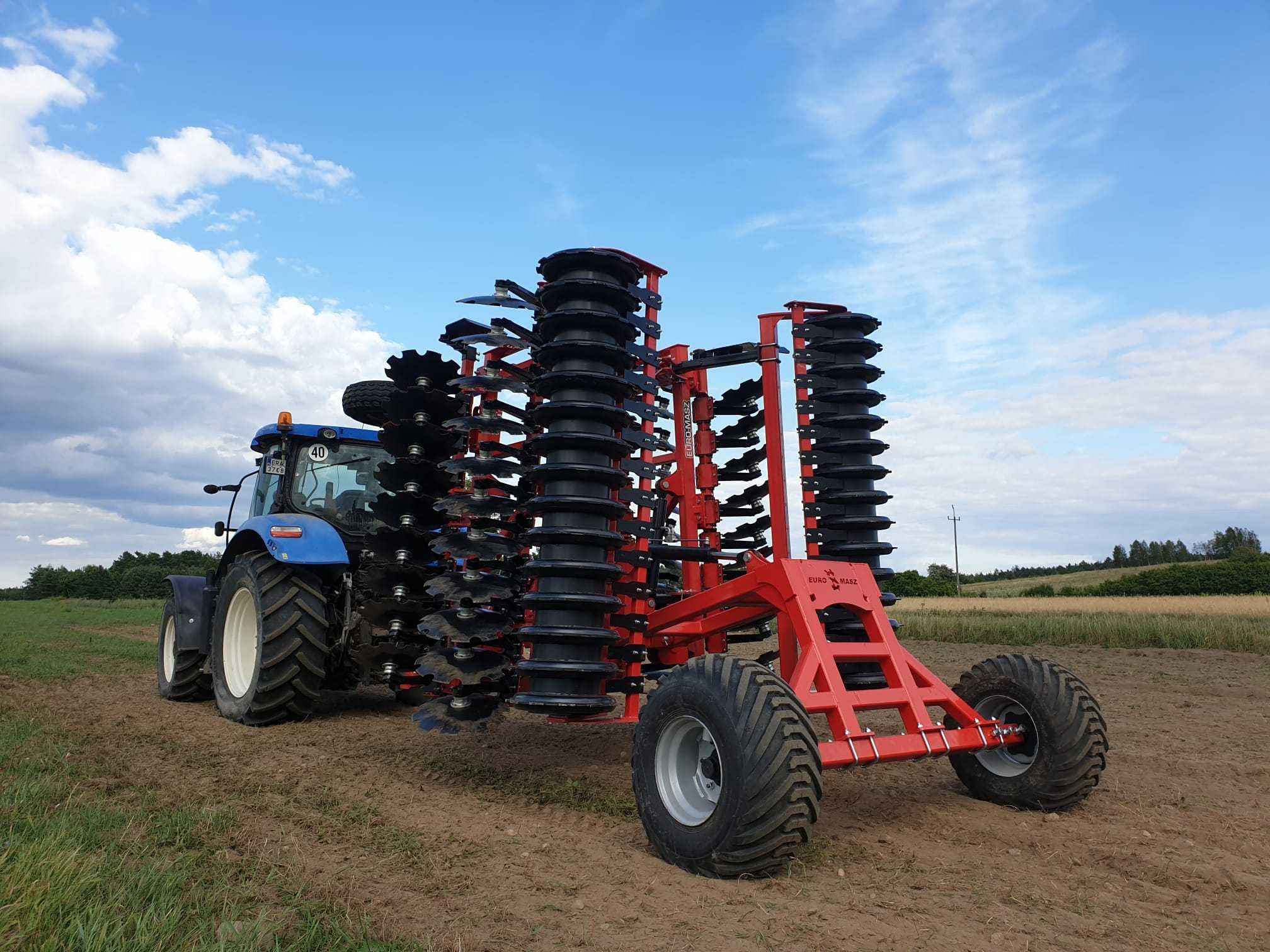 Brona Talerzowa Agregat Składana hydraulicznie EURO-MASZ Promocja raty