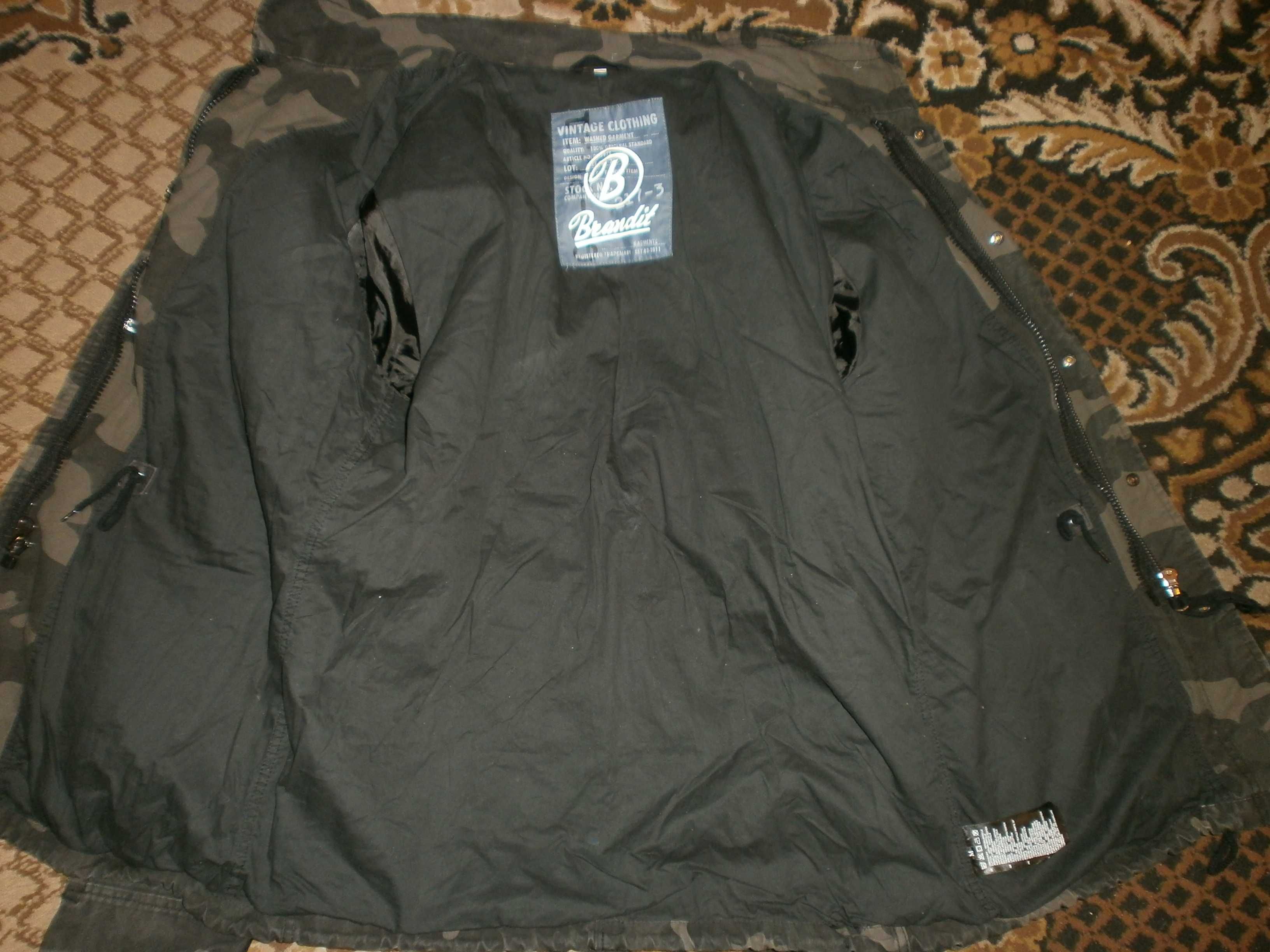 Куртка М65 Brandit Giant, камуфляж, разм. M, наш 52. ПОГ-60 см