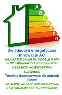 Świadectwo energetyczne / Certyfikaty energetyczne