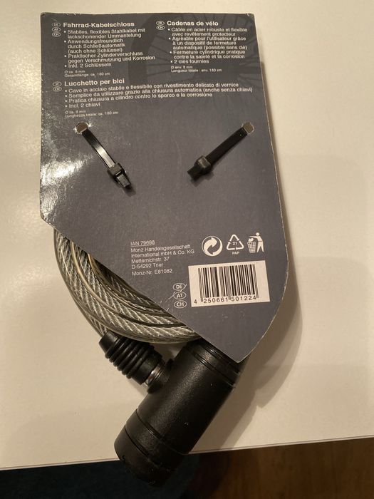 NOWA klódka do roweru