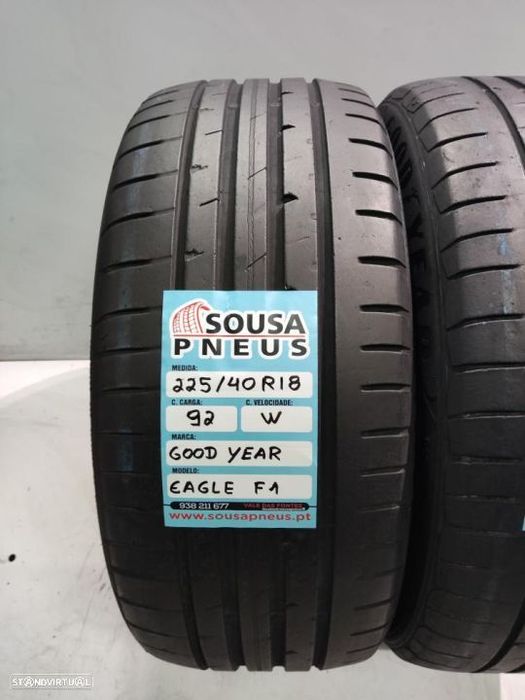 2 pneus semi novos 225-40r18 good year - oferta dos portes 120 EUROS