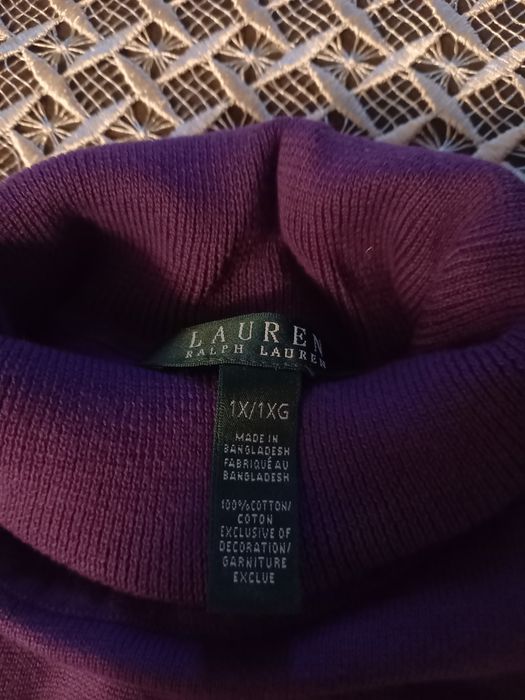 Ralph Lauren fioletowy golf męski