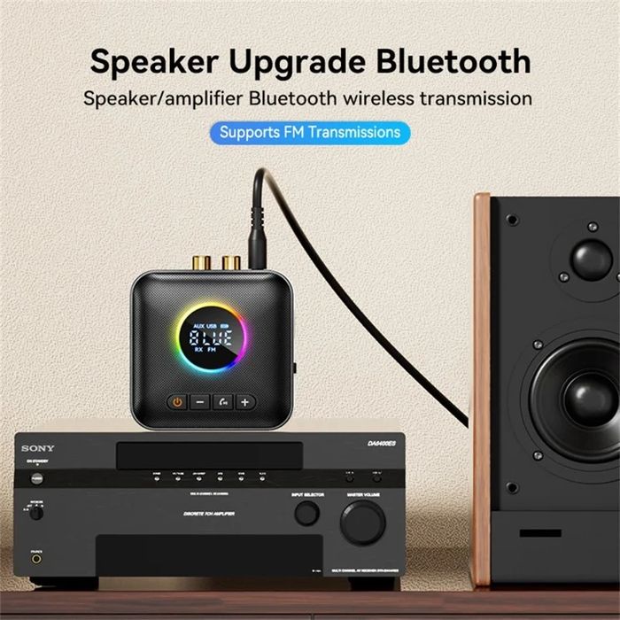 Bluetooth аудіо адаптер / трансмітер M10 (Receiver + Transmitter) — но