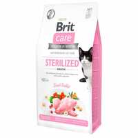 Акция! Корм для котов Brit Care Cat GF Sterilized Sensitive 7 кг.