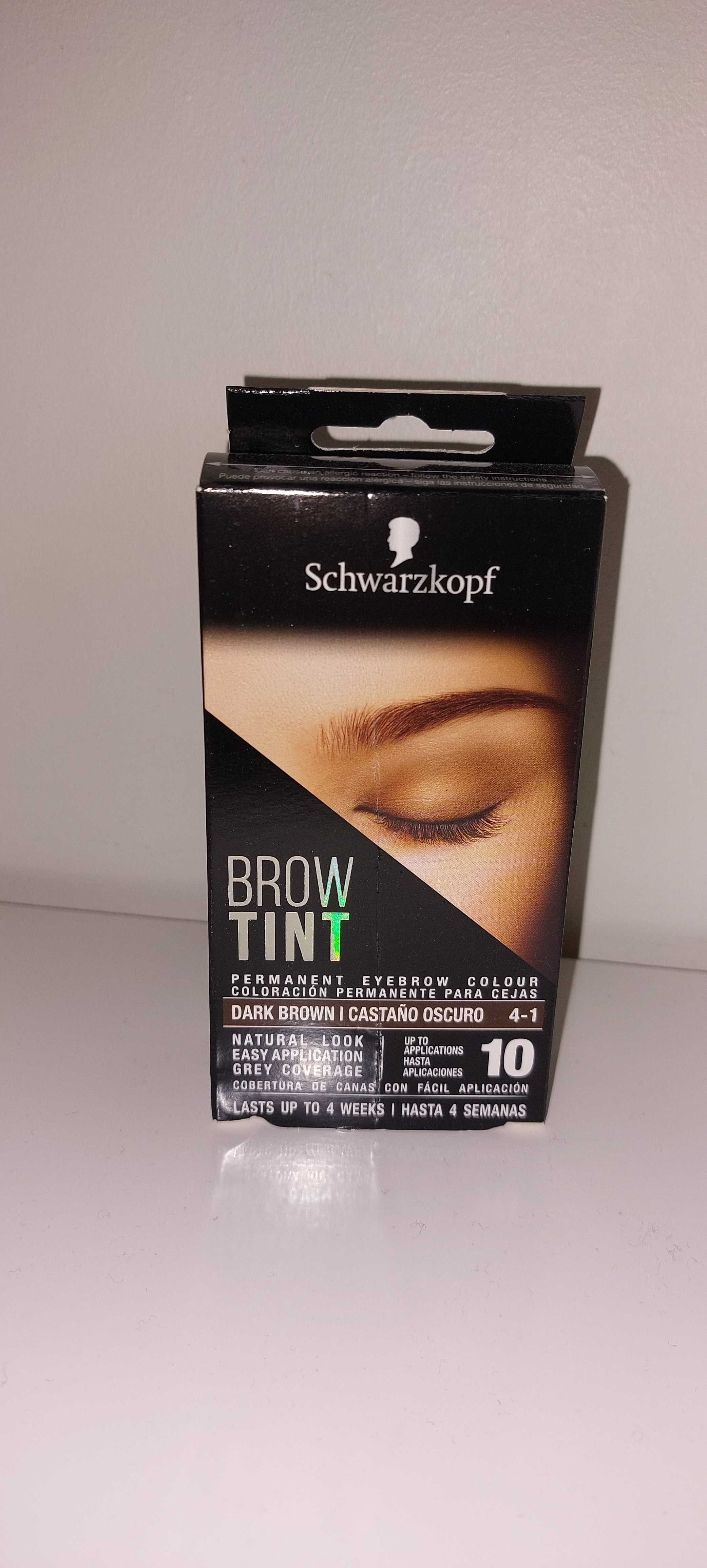 Schwarzkopf Brow Tint 4-1 Dark Brown 17 ml farba do brwi