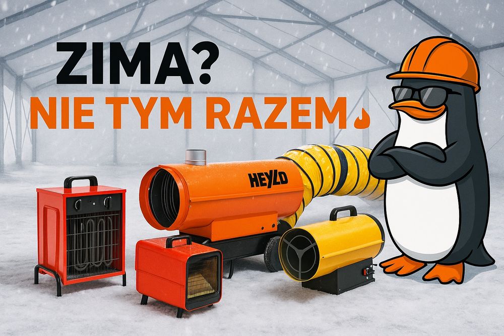 Wynajem nagrzewnic przemysłowych - dostawa w całej Polsce