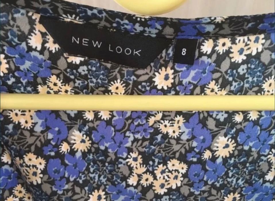 Zwiewna sukienka na lato na codzień w kwiaty New Look 36 S