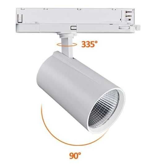 Reflektor LED pod szynę prądową 30W 3000K biały FOOC
