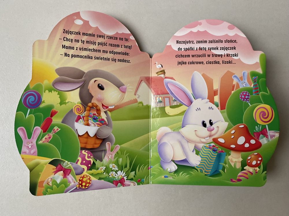 Wielkanoc zajączka, książeczka dla dzieci