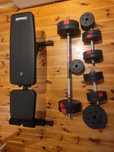 Ławeczka regulowana Zipro + 60 kg obciazenia