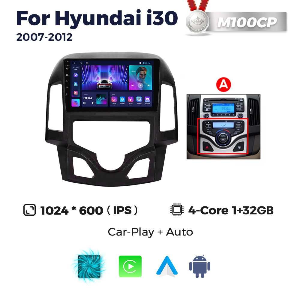 Штатна магнітола Hyundai i30  android GPS навігація