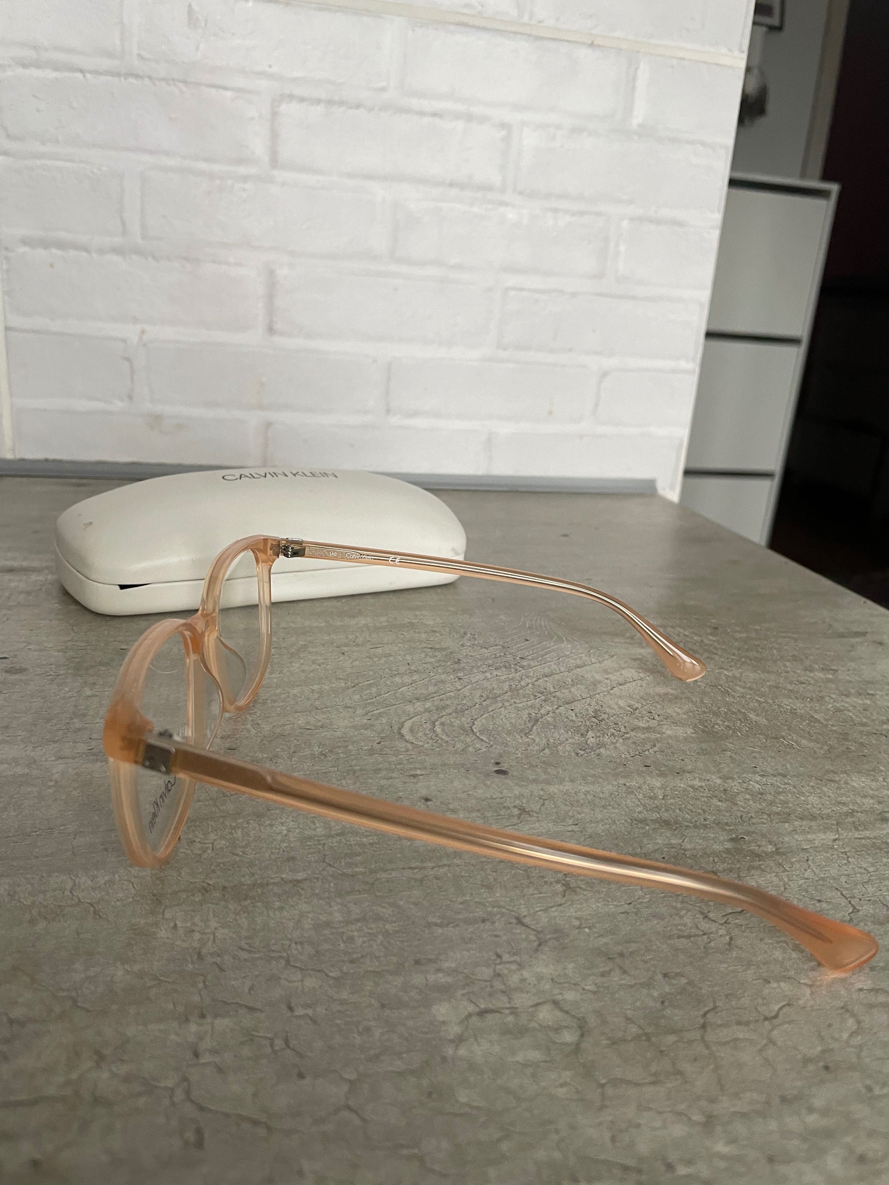 Calvin Klein nowe okulary korekcyjne transparentne