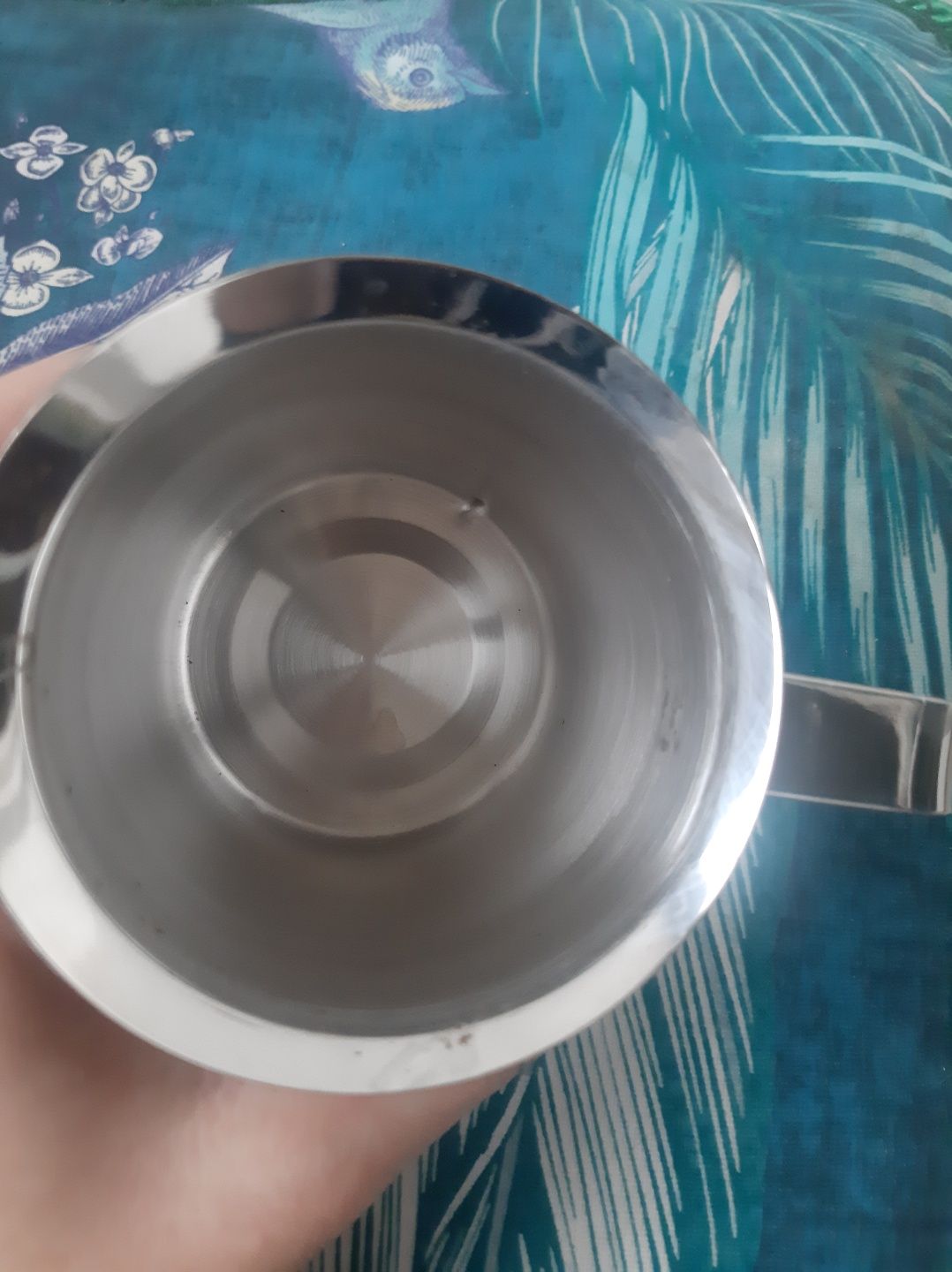 Spieniacz do mleka, dzbanek do spieniania mleka stalowy 400 ml