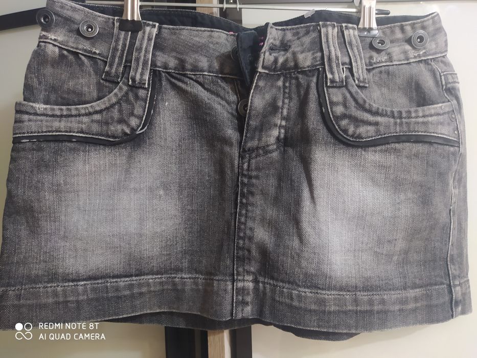 Міні джинсові спідниці синя і чорна