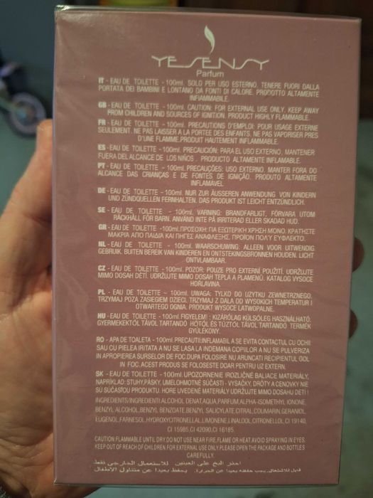 Perfume Feminino Yesensy – “La Maravillosa Vida” – Novo e Selado