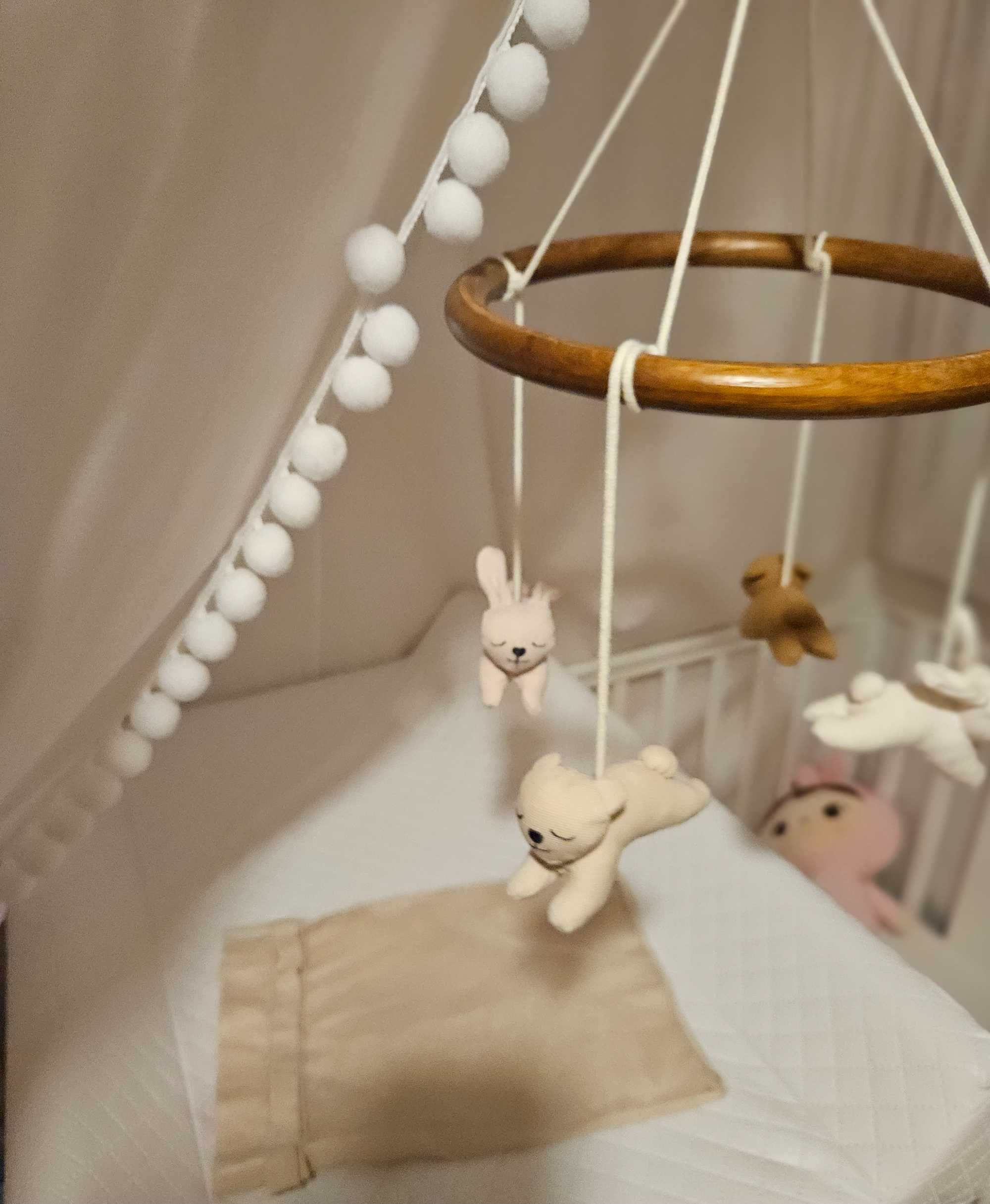 Karuzela zawieszka nad łóżeczko jak nowa z h&m boho