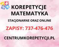 Matematyka z Dojazdem oraz ONLINE