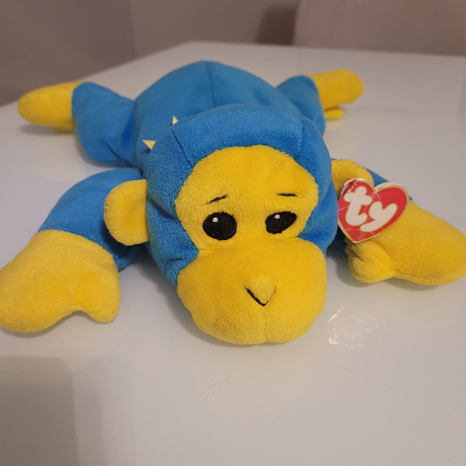 Ty Beanie Blue MONKEY, pluszak, maskotka