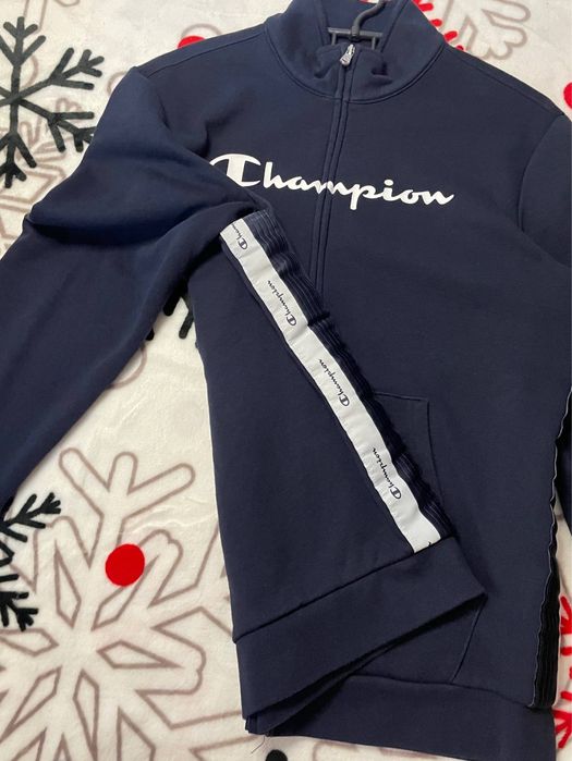 Спортивна кофта на блискавці з логотипом Champion.