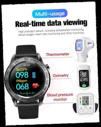 F22U Smartwatch Termometr, Puls, Kroki, Ciśnienie HIT