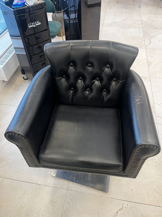 Fotele fryzjerskie 3 sztuki