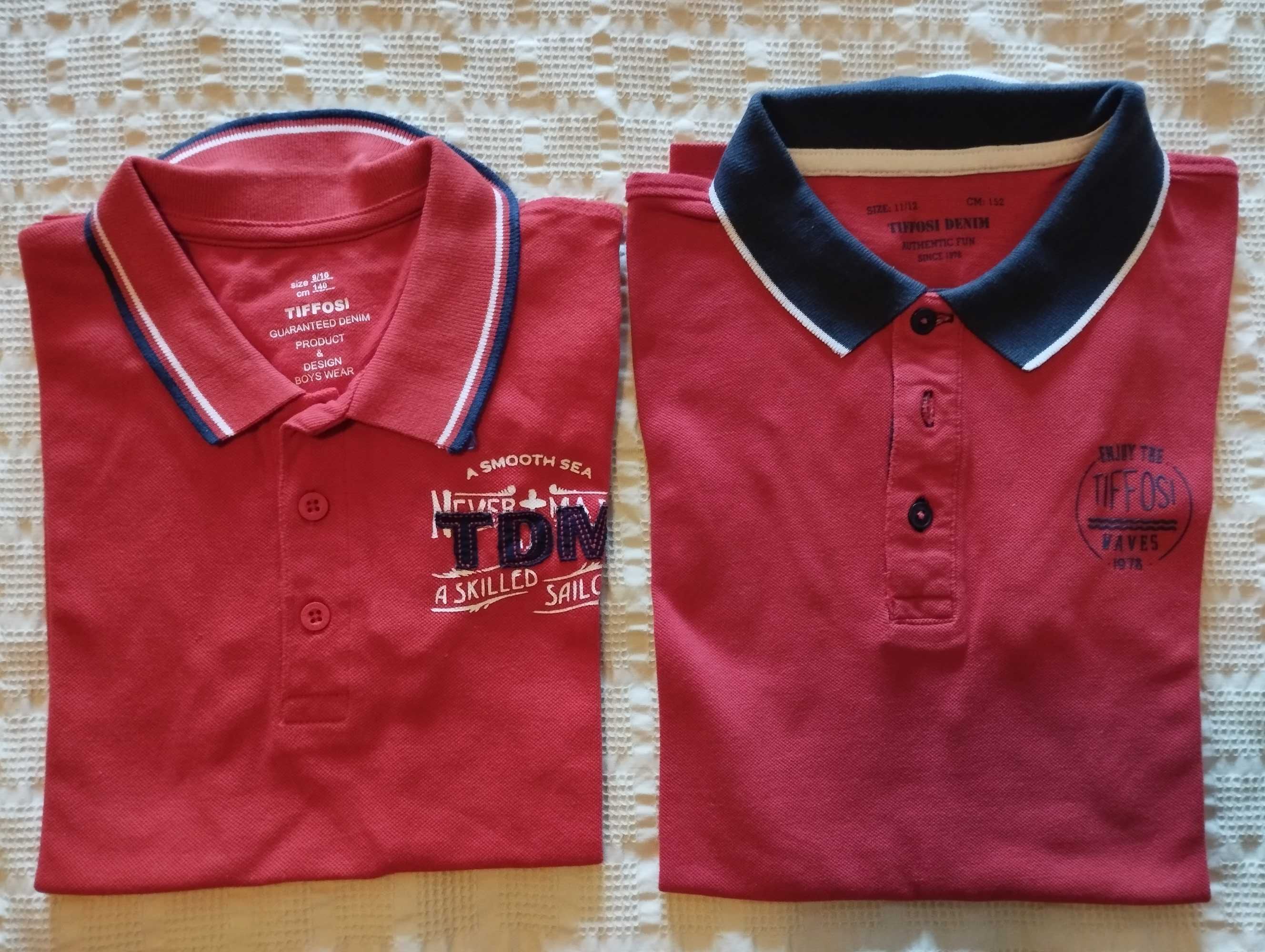 Conjunto calções + polo/t-shirt para rapaz 9-10 anos com muito estilo