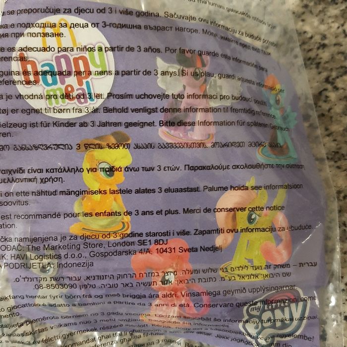 Figuras My Little Pony Happy Meal