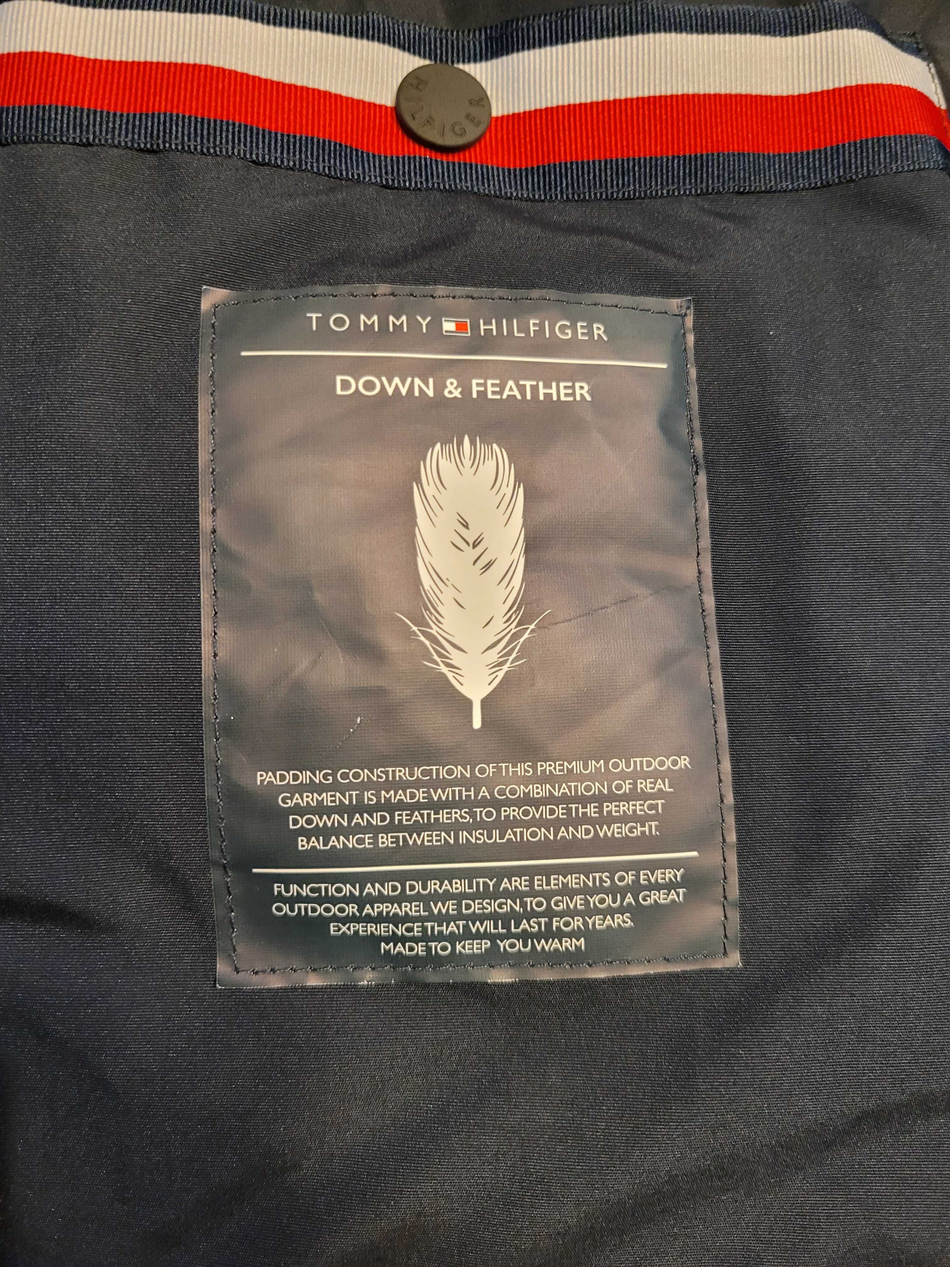 Kurtka puchowa Tommy Hilfiger granatowa XXL nowa
