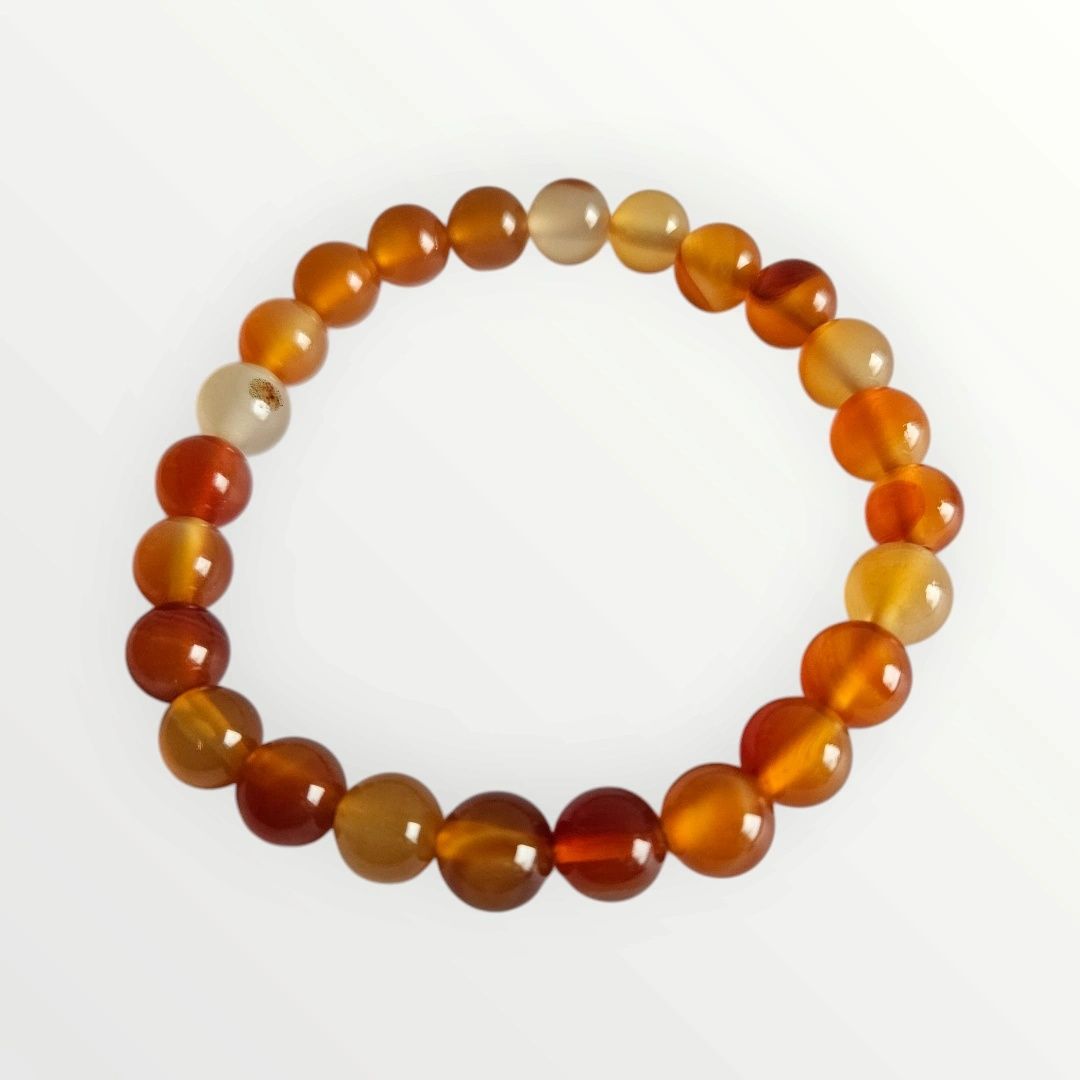 Pulseira Cornalina 8mm