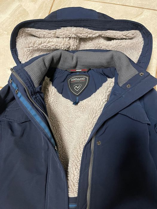 Зимова парка темно синя сіра  пуховик куртка на 14-16 років Northland
