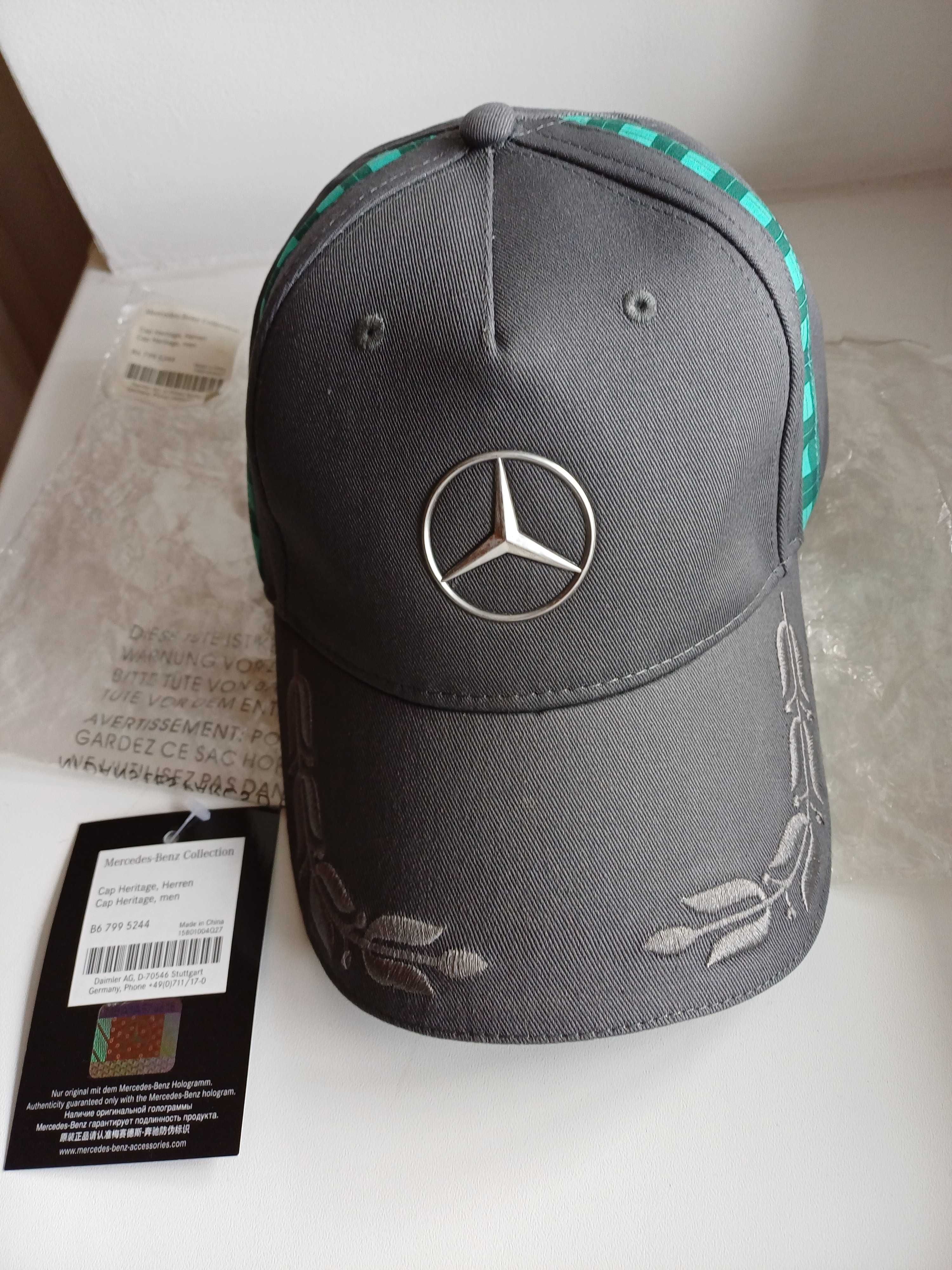 Бейсболка Кепка Mercedes-Benz Baseball Cap Heritage Grey B67995244